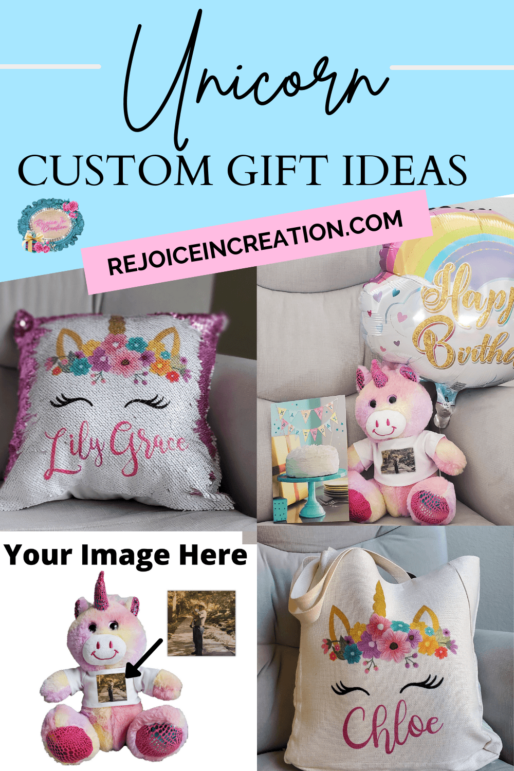 Custom Unicorn Gift Ideas - Rejoice In Creation