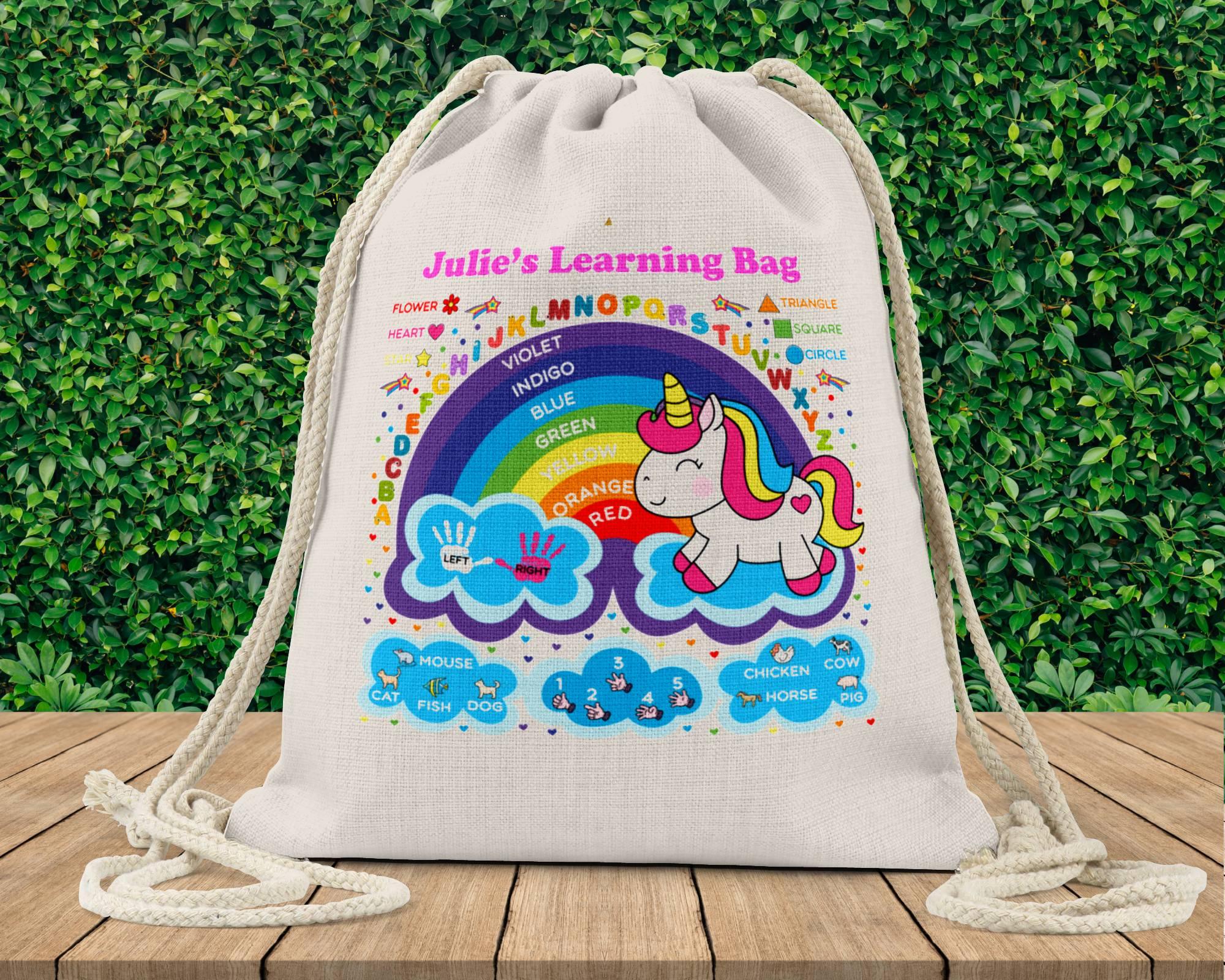 Birthday Gift for Girls, Unicorn Sports Bags, Unicorn Backpack, Back to School , Decorative gift | Gift for 5 year old Girls | Gift for Girls | Gift for 2 3 4 5 6 year old girls