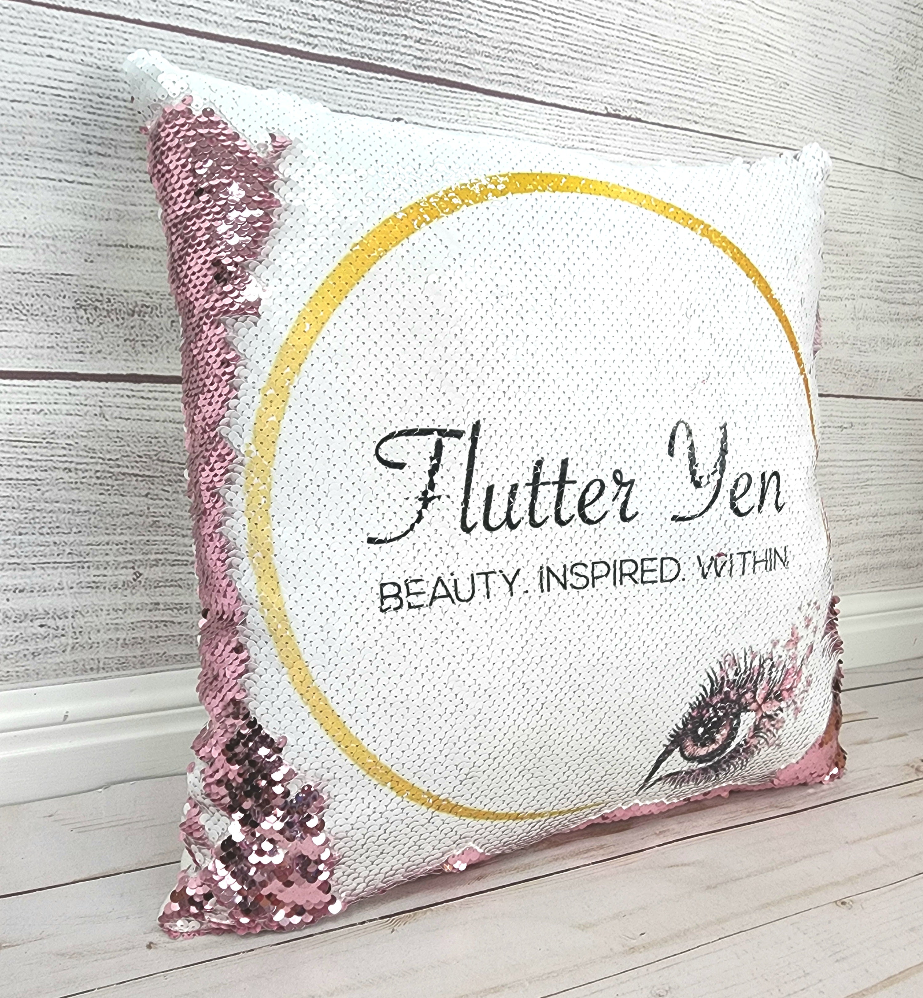 Mother's Day Custom Photo Pillow - Sequin