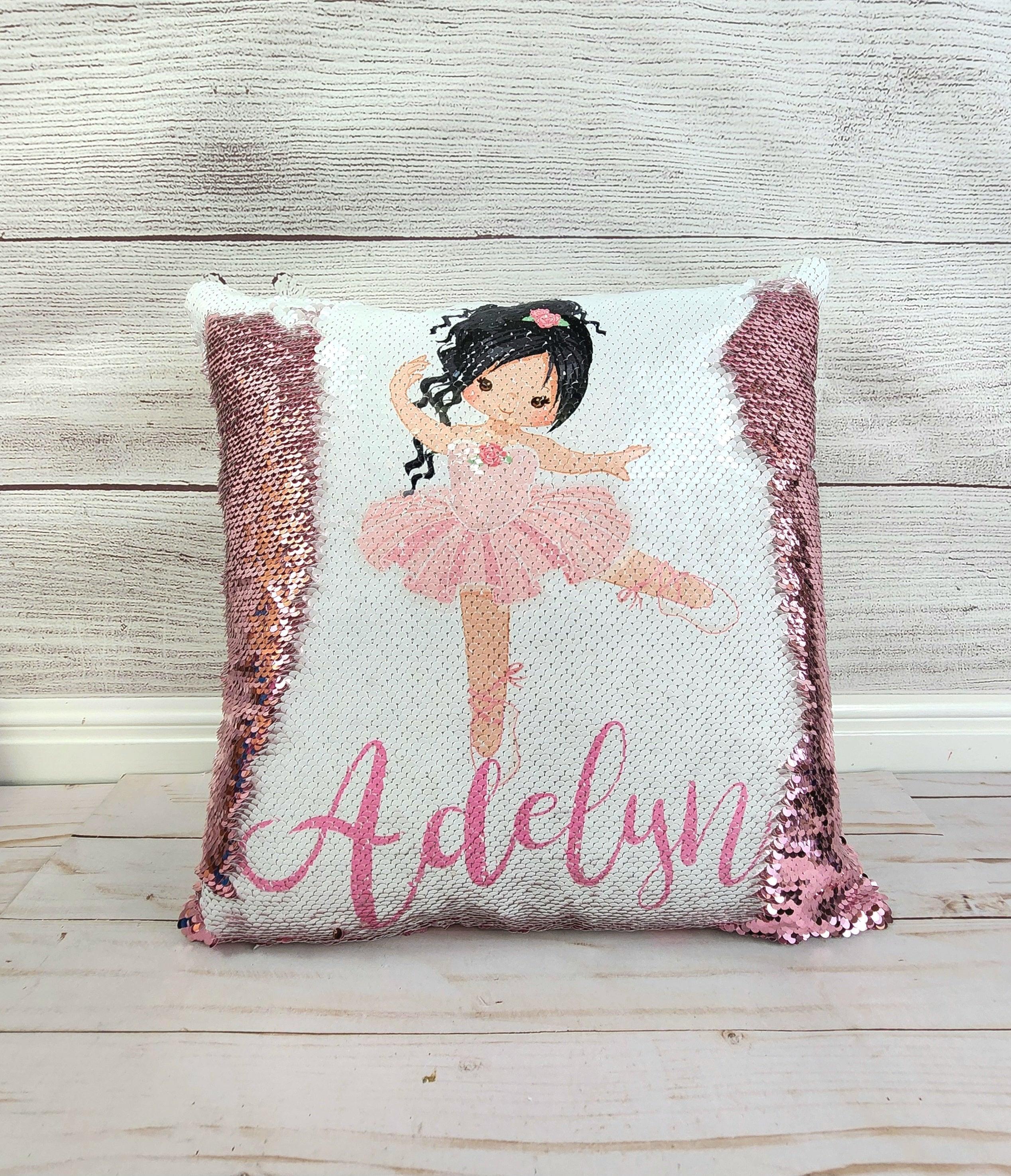 Custom Ballerina Pillow - Sequin