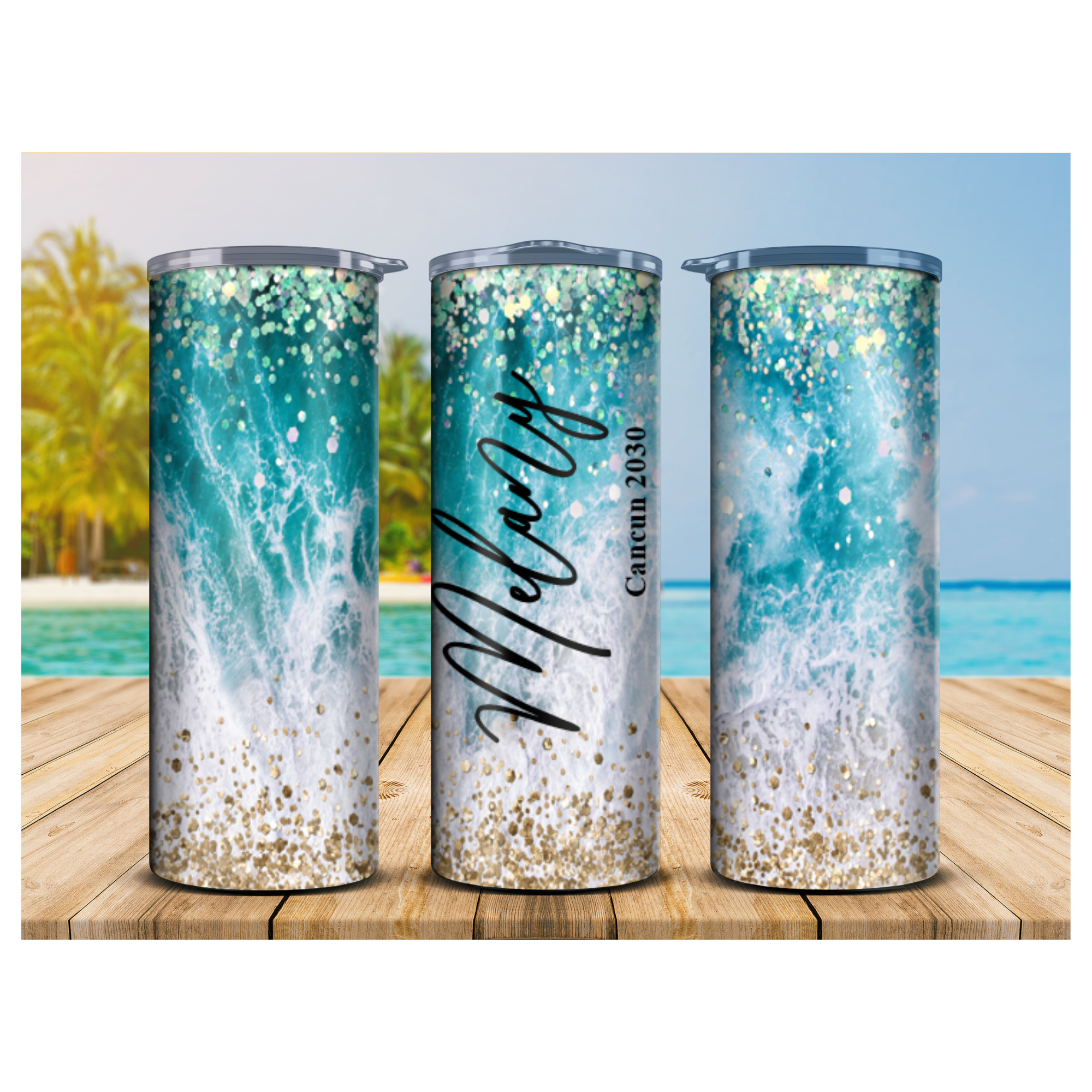 Beach- 20oz tumbler - Rejoice In Creation