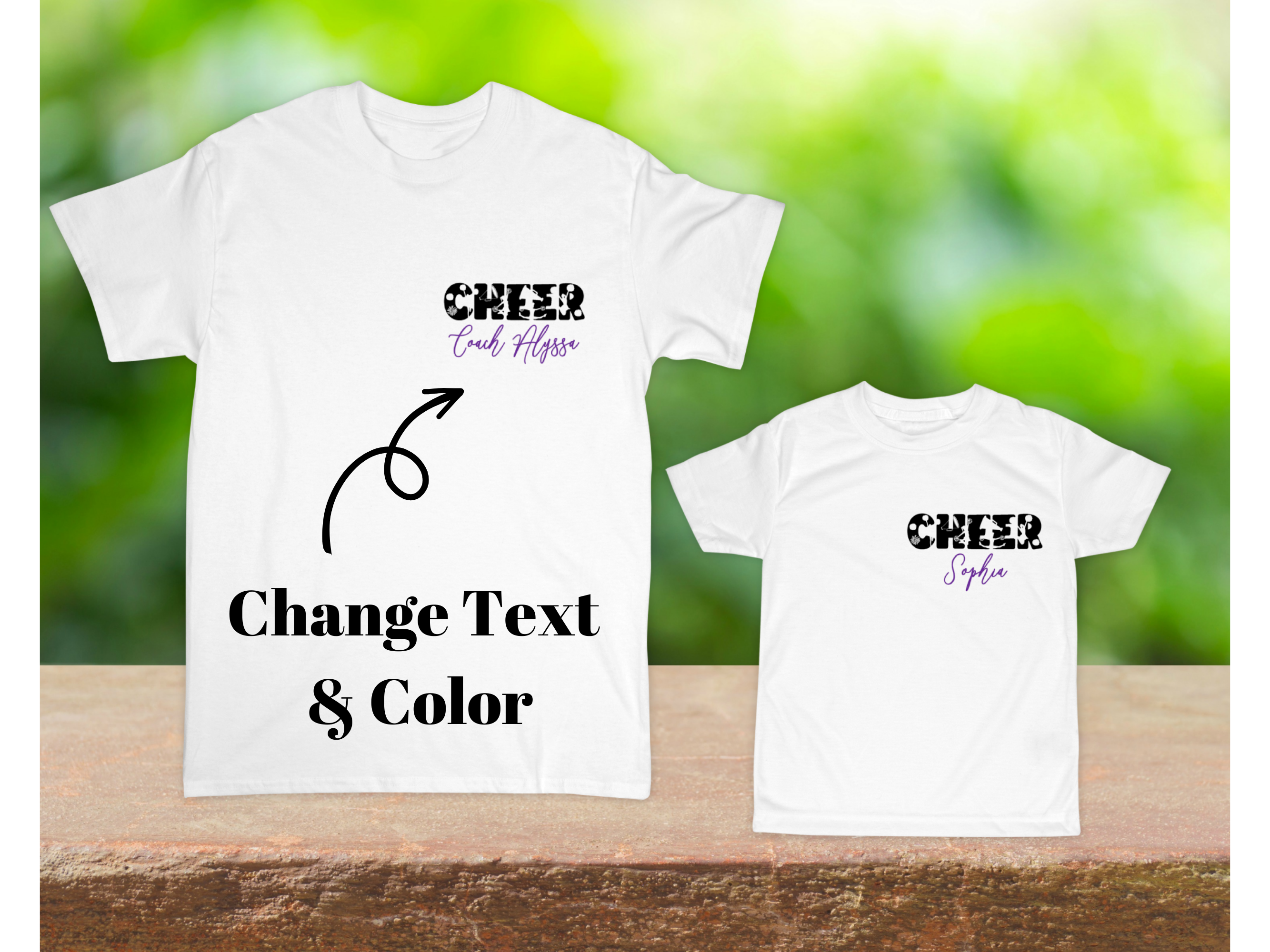 Cheer Name - Shirt