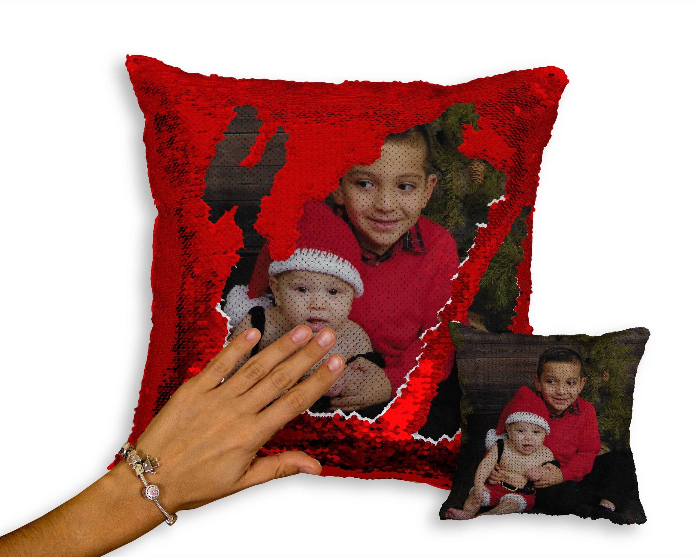 Anniversary Gift, Valentines Gift for her \ Personalized gift for Girlfriend| Perfect Valentine's gift for her Sequin Pillow / Valentine's Birthday Room Decorative Gift for her / Wife | With/out stuffing | Gift for Grandma, Gift for Daughter , Gift for Grandaughter , Gift for Mother, Valentines Gift for Grandmother,