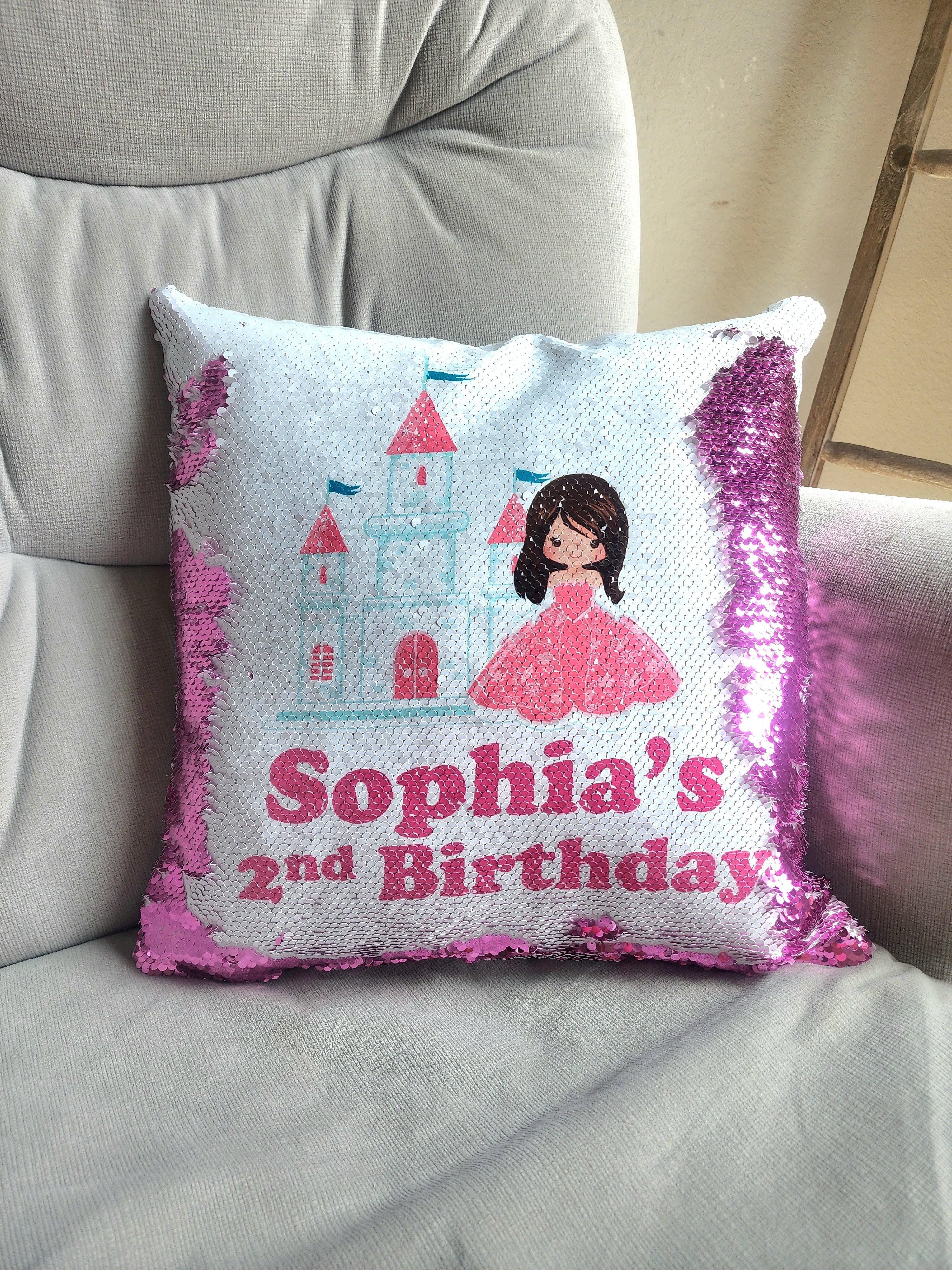 Princess Castle Pillow - Sequin - Rejoice In Creation