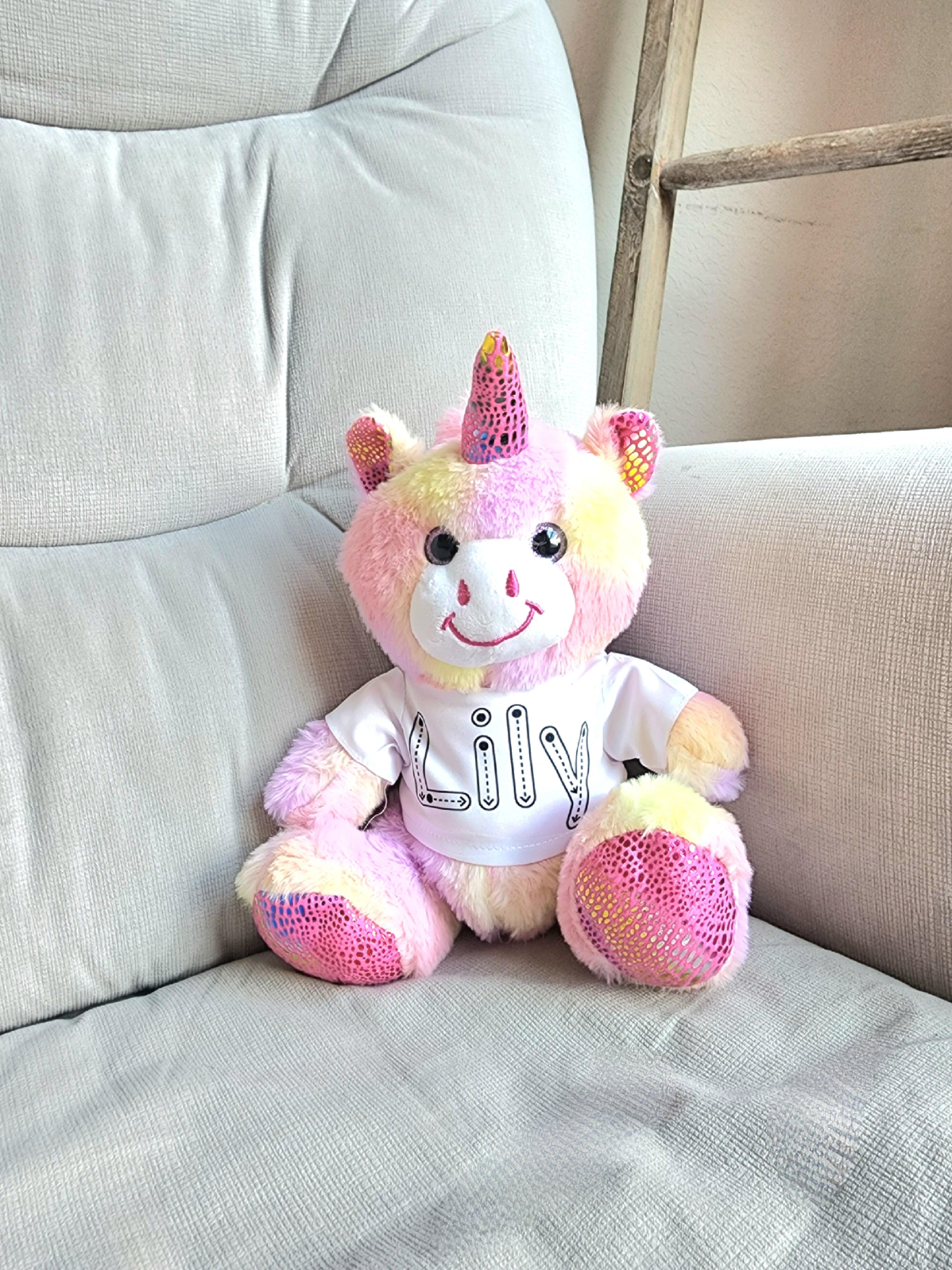 Name Tracing Activity for 3,4 , 5 year old , Custom Name Unicorn, Ships out of San Antonio, Texas