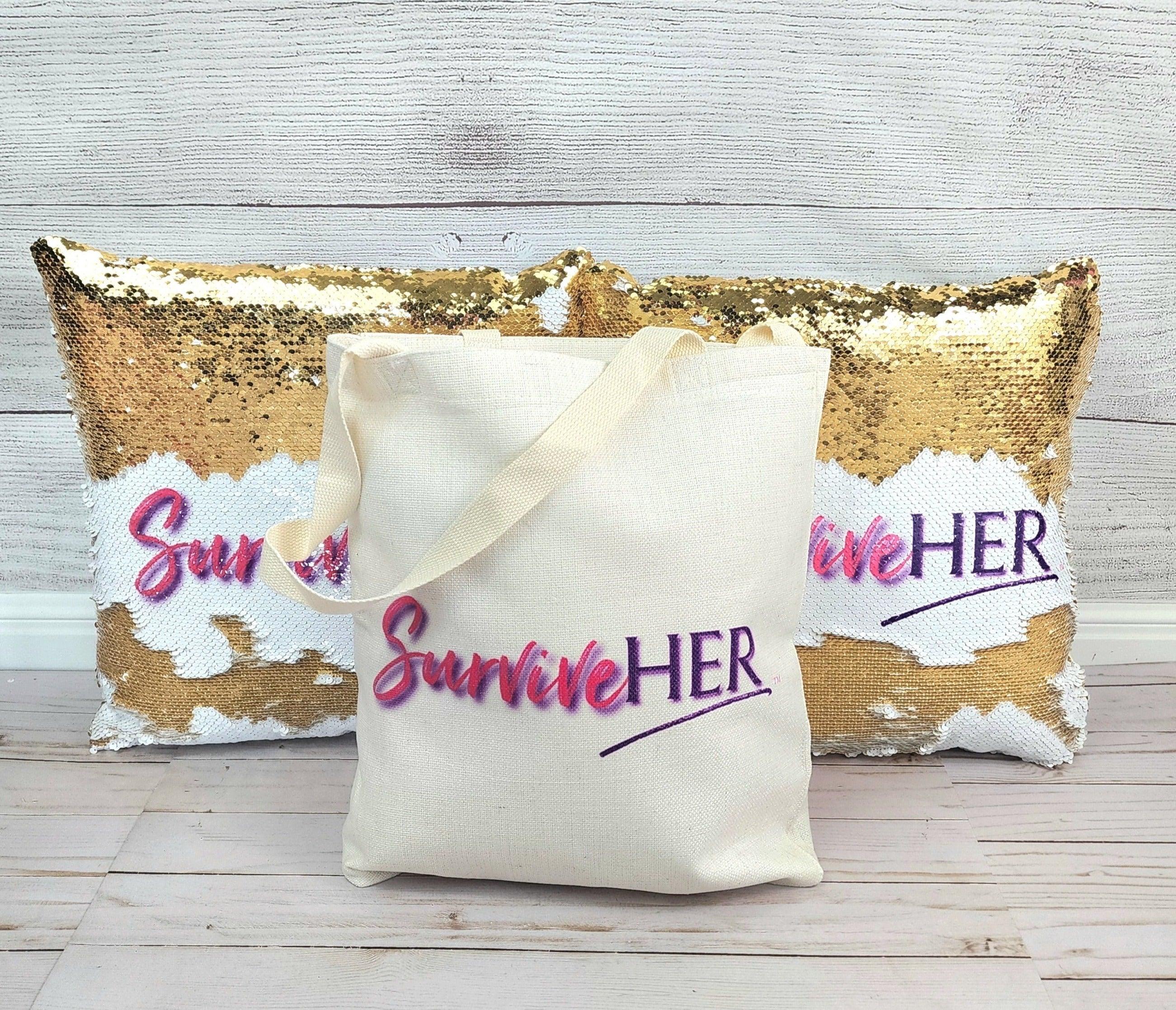 Business Logo Pillow Sets - Sequin - Rejoice In Creation